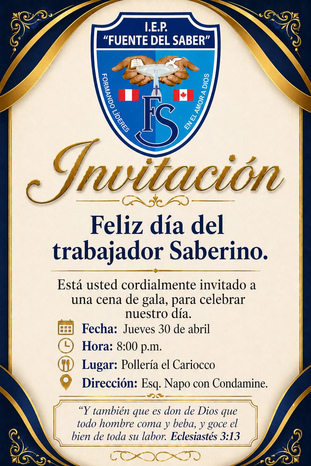 Conmemoración por el Día del Trabajo